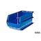 Triton Products Polypropylene Wall Storage Unit, 14-3/4 in D x 7 in. H x 8.25 in. W, Blue 3-240BWS - alternate 3